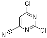 2,6-二氯-4-嘧啶甲腈分子结构 (CAS 26293-93-6)