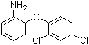 structure of CAS# 26306-64-9, 2-(2,4-二氯苯氧基)苯胺