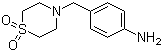 structure of CAS# 263339-24-8, 4-(4'-氨基苄基)硫代吗啉 1,1-二氧化物