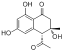 CAS 登录号：263368-92-9, (3R,4S)-rel-4-乙酰基-3,4-二氢-3,6,8-三羟基-3-甲基-1(2H)-萘酮