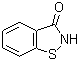 structure of CAS# 2634-33-5, 1,2-苯并异噻唑-3-酮