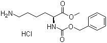 structure of CAS# 26348-68-5, N-苄氧羰基-L-赖氨酸甲酯盐酸盐