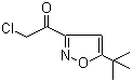 2-氯-1-[5-(叔丁基)-3-异噁唑基]乙酮分子结构 (CAS 263707-05-7)