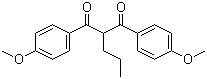 CAS 登录号：263717-49-3, 1,3-二(4-甲氧基苯基)-2-丙基-1,3-丙二酮