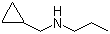 N-丙基环丙甲胺分子结构 (CAS 26389-60-6)