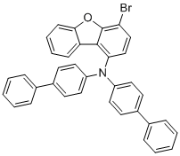 N,N-双([1,1′-联苯]-4-基)-4-溴-1-二苯并呋喃胺分子结构 (CAS 2642165-84-0)