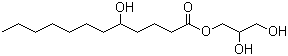 CAS # 26446-32-2, Glycerol 5-hydroxydodecanoate, Glycerol mono(5-hydroxydodecanoate), 1,2,3-Propanetriol mono(5-hydroxydodecanoate), 2,3-Dihydroxypropyl 5-hydroxydodecanoate