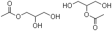 structure of CAS# 26446-35-5, 甘油单乙酸酯