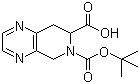 7,8-二氢吡啶并[3,4-b]哌嗪-6,7(5H)-二羧酸 6-叔丁酯分子结构 (CAS 264623-57-6)
