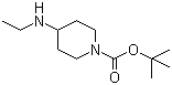 1-N-Boc-4-乙胺哌啶分子结构 (CAS 264905-39-7)