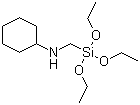 环己胺基甲基三乙氧基硅烷分子结构 (CAS 26495-91-0)