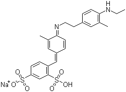 二甲苯青 FF分子结构 (CAS 2650-17-1)