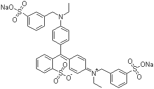 structure of CAS# 2650-18-2, Acid Blue 9