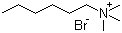 structure of CAS# 2650-53-5, Hexyltrimethylammonium bromide