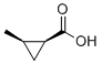 structure of CAS# 26510-98-5, (1S,2R)-2-甲基环丙烷-1-羧酸