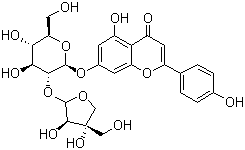 structure of CAS# 26544-34-3, Apiin