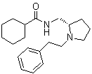 CAS # 265644-16-4, N-[[(2S)-1-(2-Phenylethyl)-2-pyrrolidinyl]methyl]cyclohexanecarboxamide