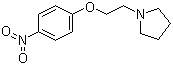 CAS # 265654-77-1, 1-(2-(4-Nitrophenoxy)ethyl)pyrrolidine