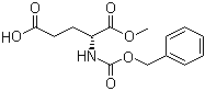 N-[苄氧羰基]-D-谷氨酸 1-甲基酯分子结构 (CAS 26566-11-0)