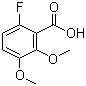structure of CAS# 265670-72-2, 6-氟-2,3-二甲氧基苯甲酸