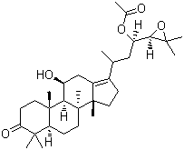 CAS 登录号：26575-95-1, 泽泻醇 B 乙酸酯
