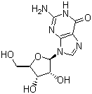 L-鸟嘌呤核苷分子结构 (CAS 26578-09-6)