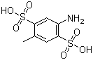 CAS 登录号：26585-57-9, 4-甲基苯胺-2,5-二磺酸