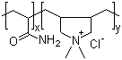 structure of CAS# 26590-05-6, Poly(acrylamide-co-diallyldimethylammonium chloride)
