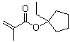 1-乙基环戊基甲基丙烯酸酯分子结构 (CAS 266308-58-1)