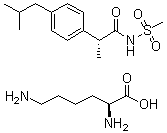 Repertaxin L-赖氨酸盐分子结构 (CAS 266359-93-7)