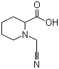 1-(氰基甲基)-2-哌啶羧酸分子结构 (CAS 267220-58-6)