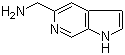 1H-吡咯并[2,3-c]吡啶-5-甲胺分子结构 (CAS 267876-19-7)