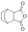 双环[2.2.2]辛烷-2,3-二甲酸酐分子结构 (CAS 26843-47-0)