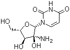 structure of CAS# 26889-39-4, 2'-氨基-D-尿苷