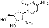 structure of CAS# 26889-42-9, 2'-Amino-2'-deoxycytidine