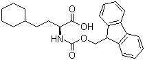 N-芴甲氧羰基环己基-L-高丙氨酸分子结构 (CAS 269078-73-1)