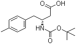 structure of CAS# 269398-85-8, (R)-N-叔丁氧羰基-3-氨基-4-(4-甲基苯基)丁酸