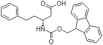 (R)-N-芴甲氧羰基-3-氨基-5-苯基戊酸分子结构 (CAS 269398-87-0)