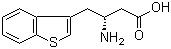 (R)-3-氨基-4-(3-苯并噻吩基)丁酸分子结构 (CAS 269398-95-0)