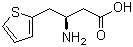 (R)-3-氨基-4-(2-噻吩基)丁酸分子结构 (CAS 269726-88-7)