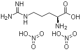 L-精氨酸二硝酸盐分子结构 (CAS 269747-61-7)