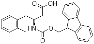 structure of CAS# 270062-91-4, Fmoc-(S)-3-氨基-4-(2-甲基苯基)丁酸