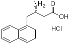 structure of CAS# 270063-00-8, (S)-3-氨基-4-(1-萘基)丁酸盐酸盐