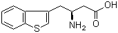 (S)-3-氨基-4-(3-苯并噻吩基)丁酸分子结构 (CAS 270063-44-0)