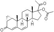 structure of CAS# 2701-50-0, 乙酰环丙孕酮醋酸酯