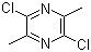 structure of CAS# 27023-19-4, 2,5-Dichloro-3,6-dimethylpyrazine