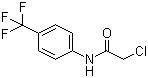 structure of CAS# 2707-23-5, 2-Chloro-N-[4-(trifluoromethyl)phenyl]acetamide