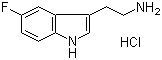 structure of CAS# 2711-58-2, 5-氟色胺盐酸盐