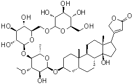 CAS 登录号：27127-79-3, 黄夹苷 B