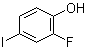 structure of CAS# 2713-28-2, 2-Fluoro-4-iodophenol